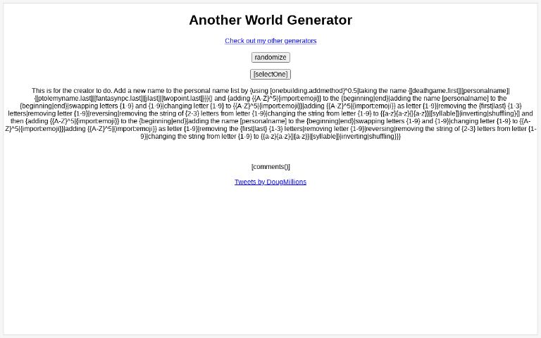 another-world-generator