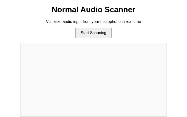 Normal Audio Scanner ― Perchance Generator