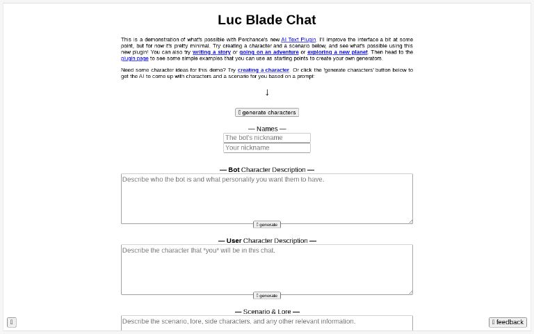 AI Chat & Roleplay (free, no sign-up, fast, unlimited)