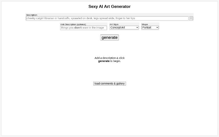 Sexy Ai Art Generator