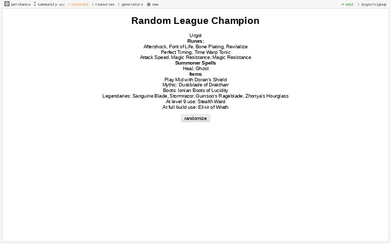 Да управлява В опасност морзов random league champion generator - lankabiogas.com