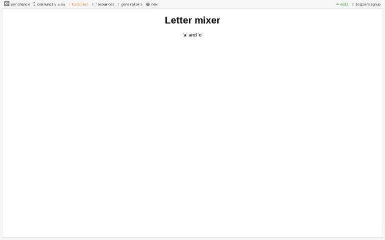 Letter Mixer To Make Words