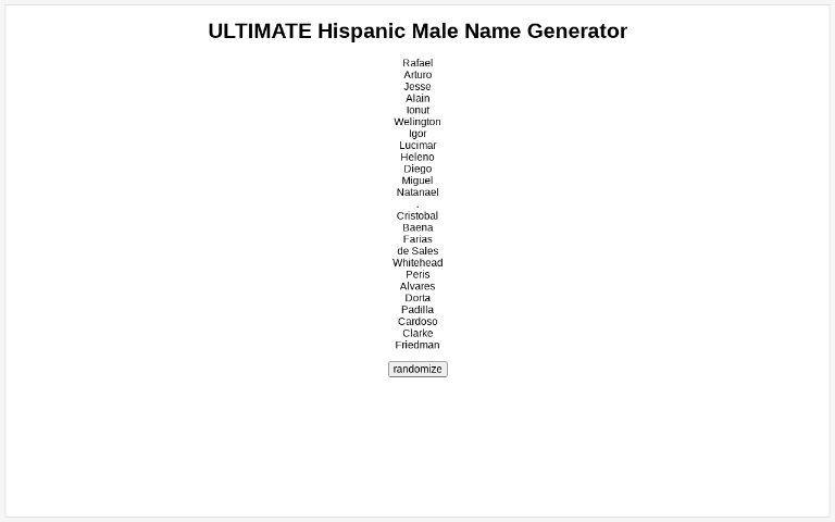 ultimate-hispanic-male-name-generator