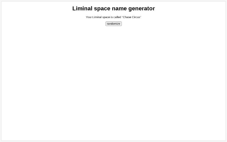 liminal-space-name-generator-perchance