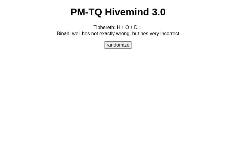 Pm Tq Hivemind 3 0 Perchance Generator