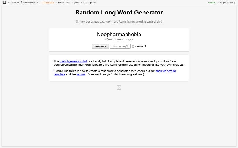 random-long-word-generator