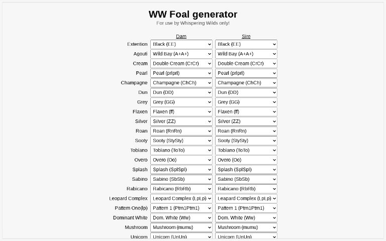 ww-foal-generator