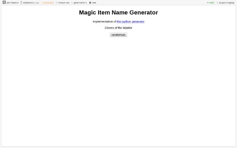 magic-item-name-generator