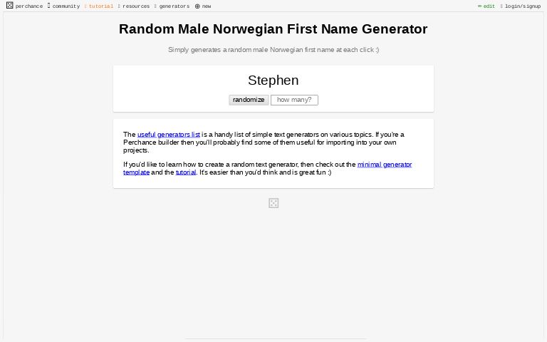 random-male-norwegian-first-name-generator