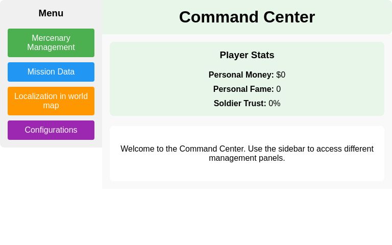 Command Center ― Perchance Generator
