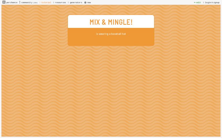 mix-mingle-perchance-generator