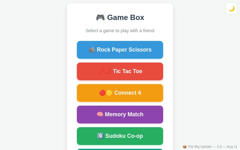 Game Box ― Perchance Generator