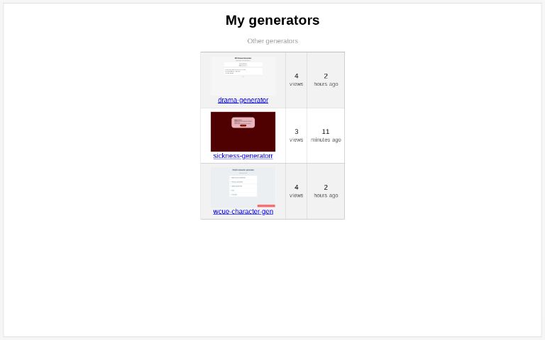 my-generators