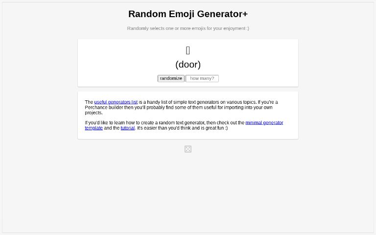 Random Emoji Generator+