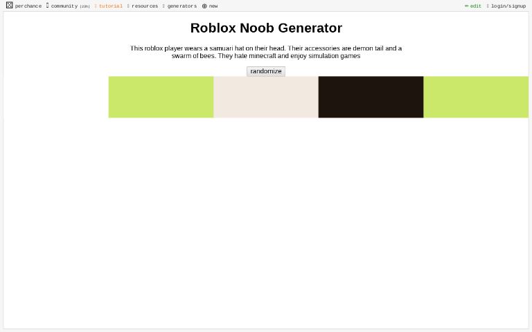 Roblox Noob Generator