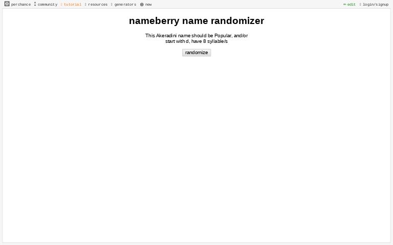 nameberry-name-randomizer-perchance-generator