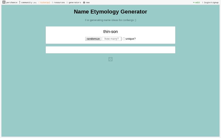 name-etymology-generator