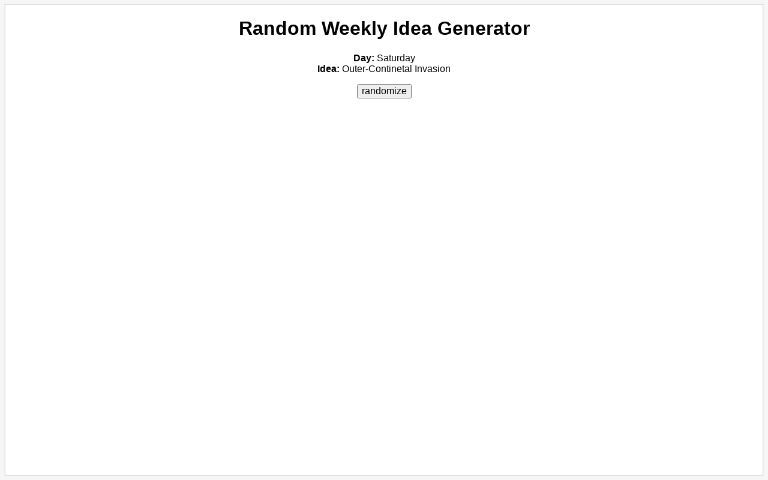 Story Idea Generator Funny