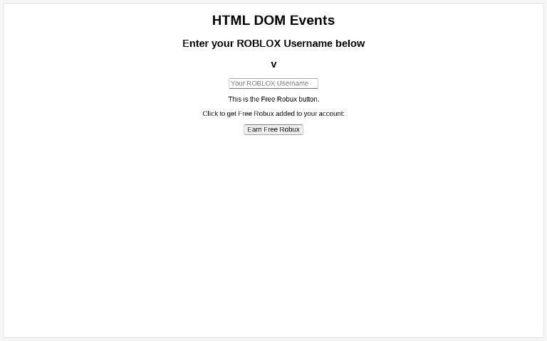 HTML DOM Events ― Perchance Generator