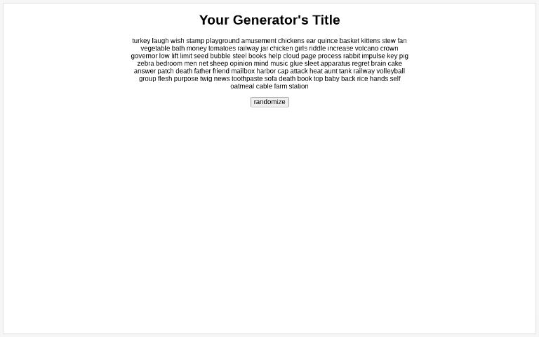 noun-word-generator