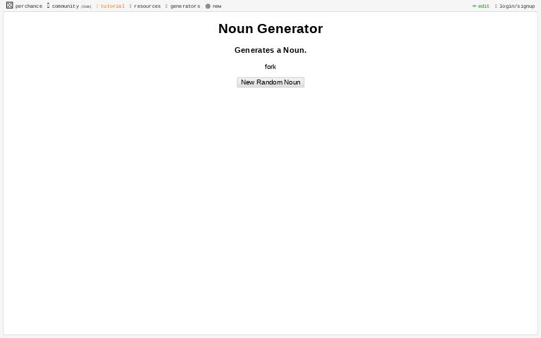 noun-generator-perchance