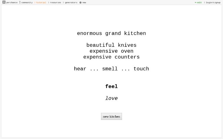 kitchen ― Perchance Generator