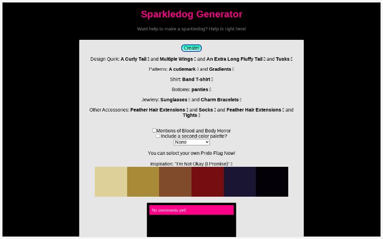 sparkledog-generator-perchance