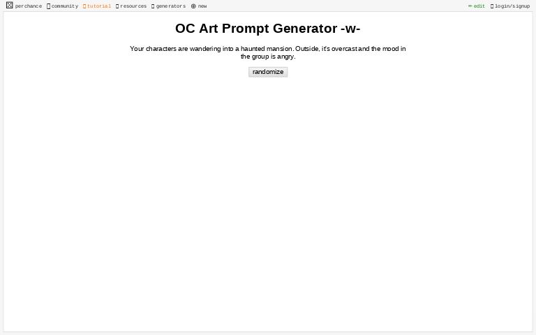 Featured image of post Oc Prompt Generator : This writing prompt generator can generate countless amazing writing prompts.
