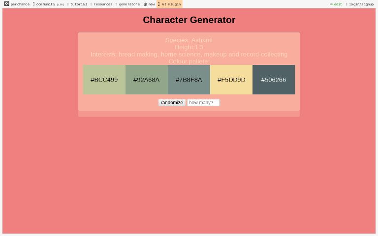 character-generator