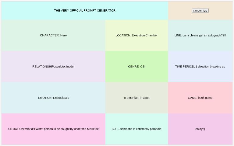 Official Prompt Generator