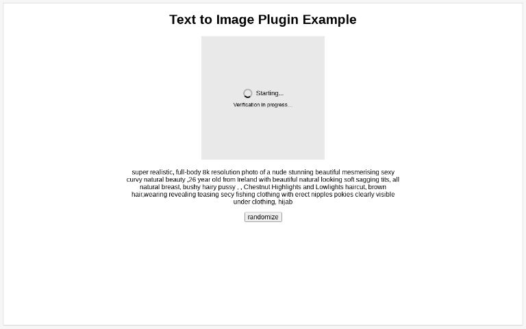 Text to Image Plugin Example