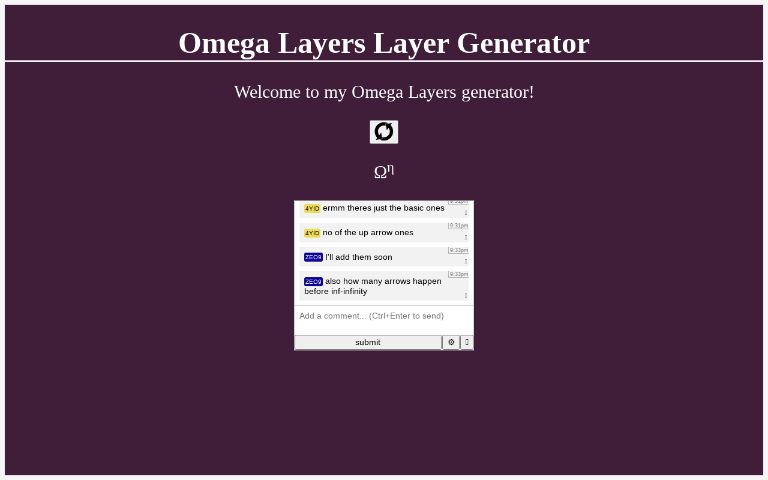 Omega Layers Layer Generator