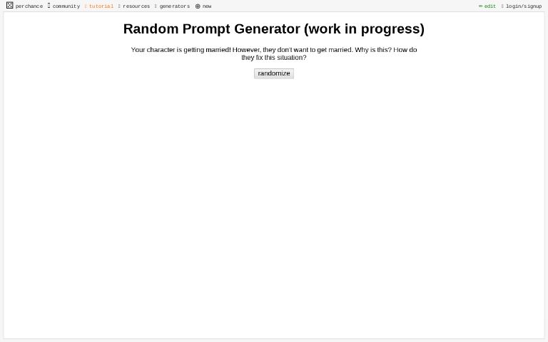 Random Prompt Generator (work in progress)