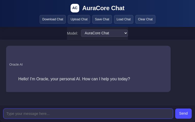 AuraCore Chat