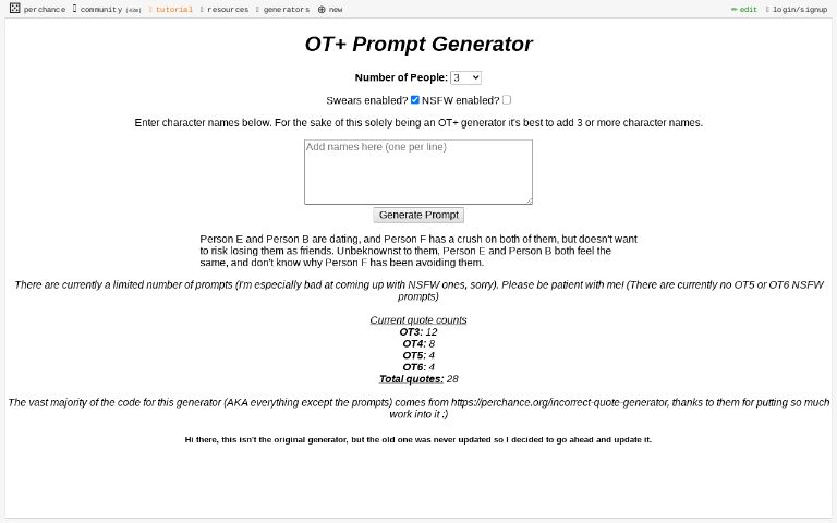 Your 2024 with AO3 ― Perchance Generator