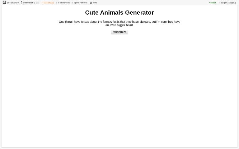 Cute Animals Generator