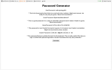 Password Generator