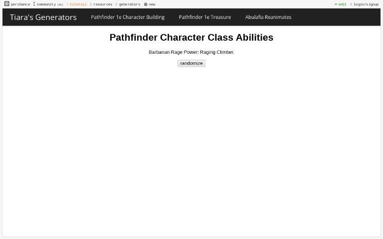 pathfinder-character-class-abilities-perchance-generator