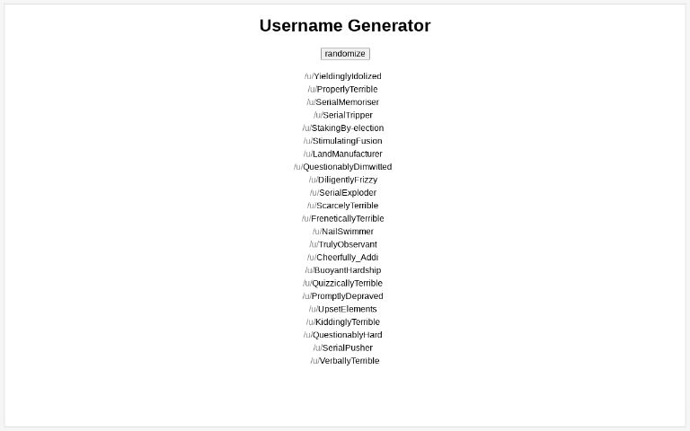 username-generator