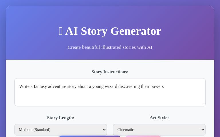 📚 AI Story Generator
