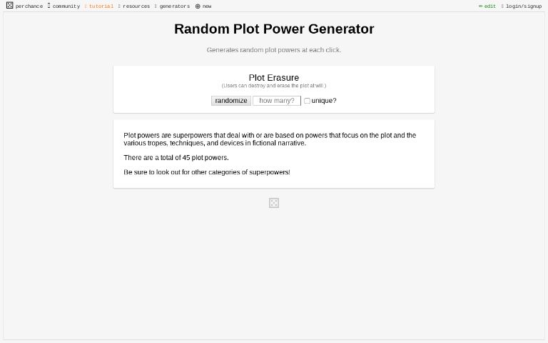 basic-template-perchance-generator