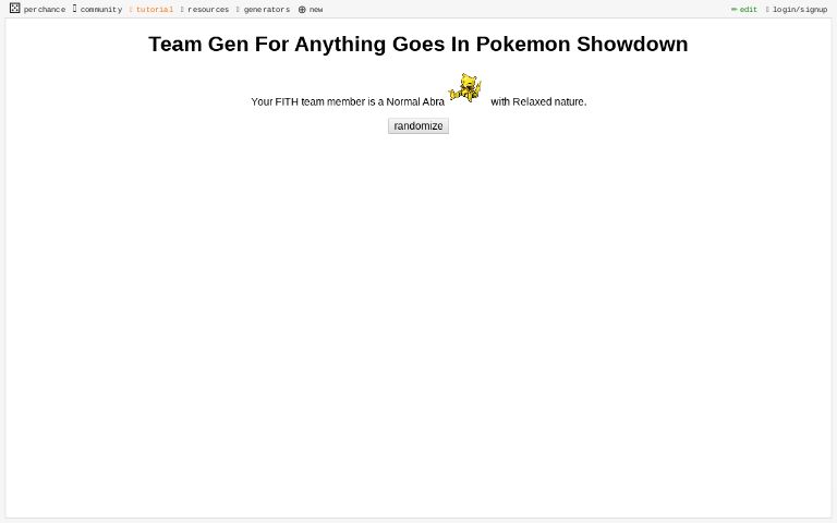 Random Pokemon Showdown Team Generator ― Perchance