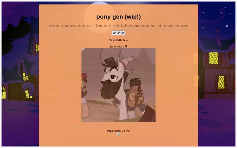 pony-gen-wip