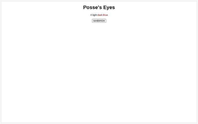 posse-s-eyes-perchance-generator