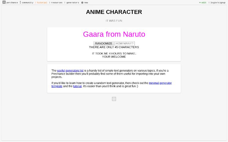 Anime Character Generator Tutorial 