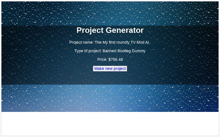 Project Generator