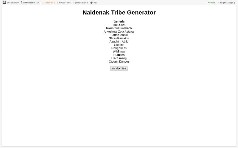 naidenak-tribe-generator