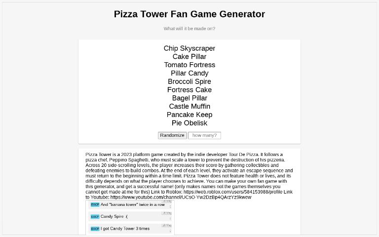 Pizza Tower Roleplay - Roblox