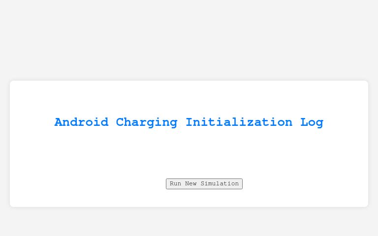 Android Charging Initialization Log ― Perchance Generator