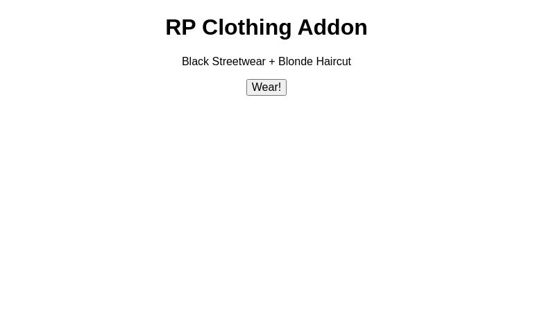 RP Clothing Addon ― Perchance Generator
